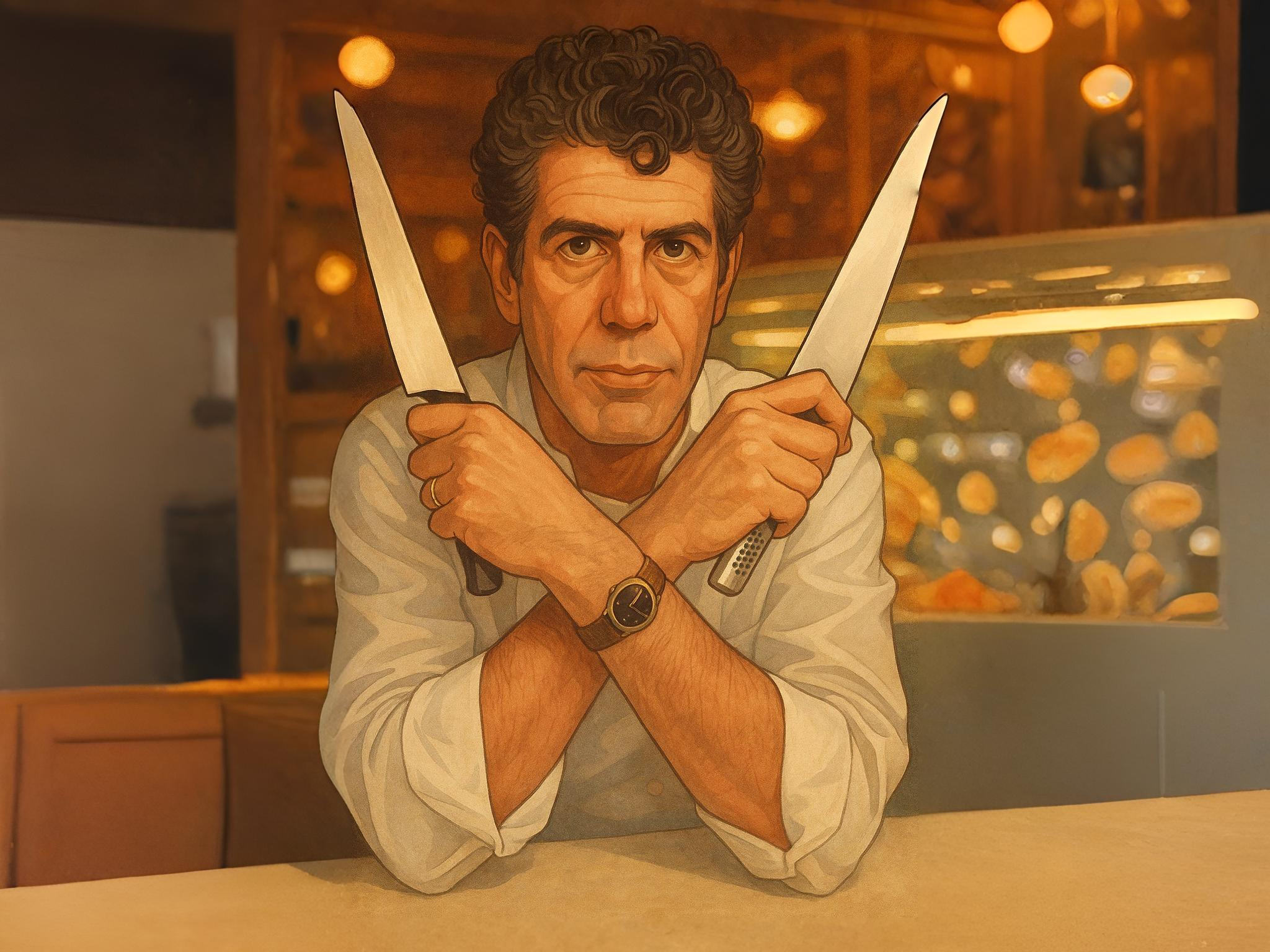 Bourdain: el hambre era otra cosa